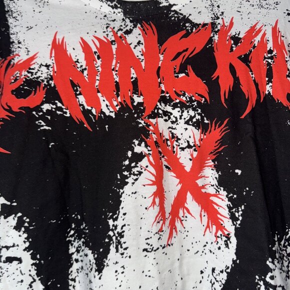 Ice Nine Kills IX Graphic Mask Shirt Large Band Tee Merch Tour 2023 - Picture 3 of 6